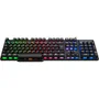 The G-Lab COMBO CHROMIUM EX - Pack Gamer 4-en-1 filaire - Clavier membrane silencieux, souris, tapis de souris - Noir