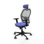 Piqueras y Crespo Chaise de Bureau Jorquera Bleu clair