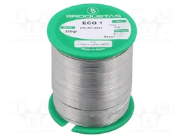 BROQUETAS Fil à souder sans plomb Sn99,3Cu0,7 0,7mm 250g