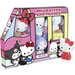 Jemini Coffret de 5 peluches Hello Kitty et ses amis Collection