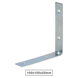 GSC Evolution Équerre de renfort à angle droit 100x100x22mm zincée
