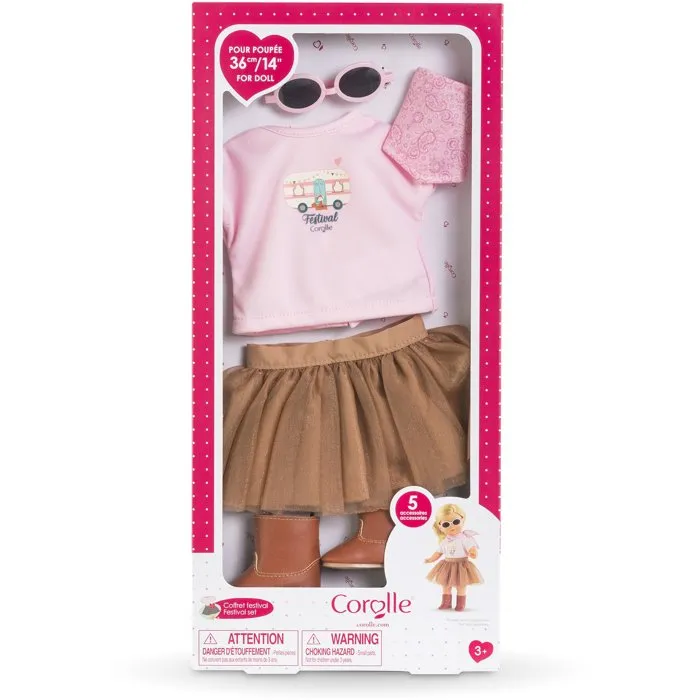 Corolle Coffret Festival Tenue Complète avec Accessoires pour Poupée Ma Corolle 36 cm Corolle Coffret Festival Tenue Complète avec Accessoires pour Poupée Ma Corolle 36 cm