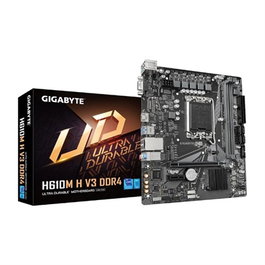 Gigabyte H610M H V3 DDR4 Carte mère Micro ATX Socket LGA1700 Chipset Intel H610 Express