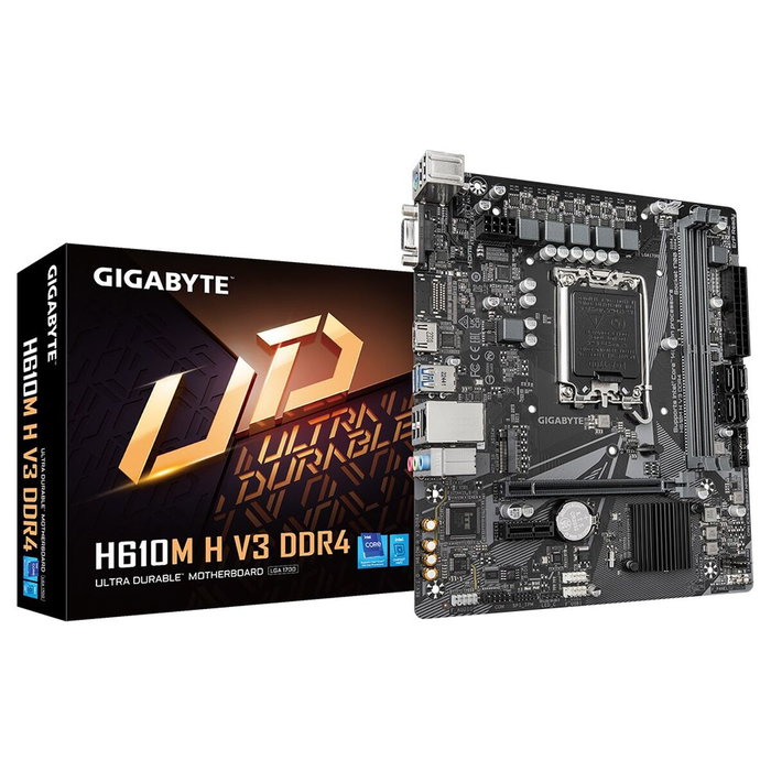 Carte Mère Gigabyte H610M H V3 DDR4 LGA 1700 Carte Mère Gigabyte H610M H V3 DDR4 LGA 1700