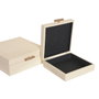 Home ESPRIT Boîte à bijoux Beige Bois (2 Unités)