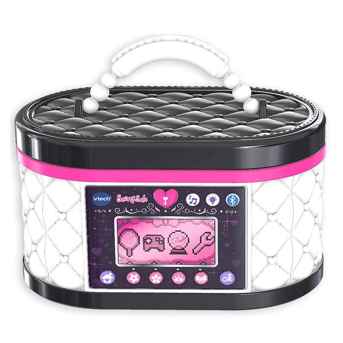 VTech Maletin Secreto Coffret Maquillage et Bijoux avec Miroir LED, Bluetooth, Radio et Code Secret - Idéal pour Enfants 5 Ans et Plus VTech Maletin Secreto Coffret Maquillage et Bijoux avec Miroir LED, Bluetooth, Radio et Code Secret - Idéal pour Enfants 5 Ans et Plus