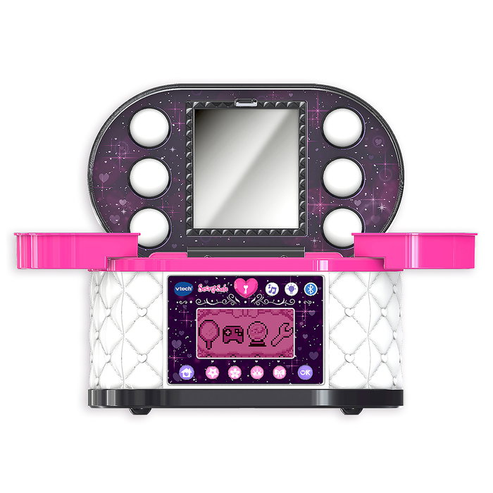 VTech Maletin Secreto Coffret Maquillage et Bijoux avec Miroir LED, Bluetooth, Radio et Code Secret - Idéal pour Enfants 5 Ans et Plus VTech Maletin Secreto Coffret Maquillage et Bijoux avec Miroir LED, Bluetooth, Radio et Code Secret - Idéal pour Enfants 5 Ans et Plus