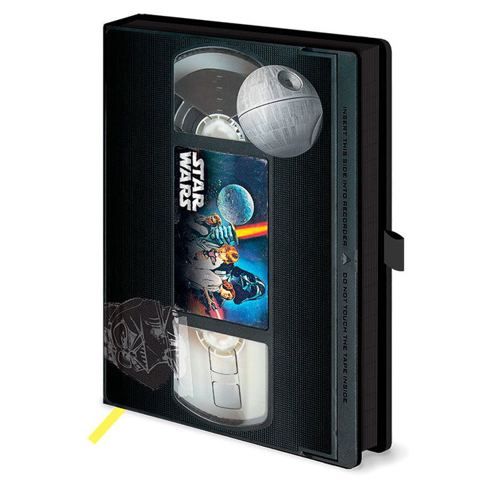 PYRAMID - Cahier A5 Premium Star Wars VHS - Format 14.8x21 cm PYRAMID - Cahier A5 Premium Star Wars VHS - Format 14.8x21 cm