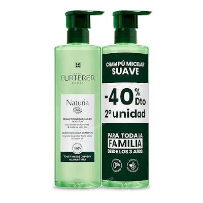 Rene Furterer Shampoing micellaire ultra-doux sans sulfates, pack 2 x 400 ml