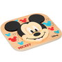 WOOMAX Puzzle en bois Mickey Disney, 20x22 cm, à partir de 12 mois
