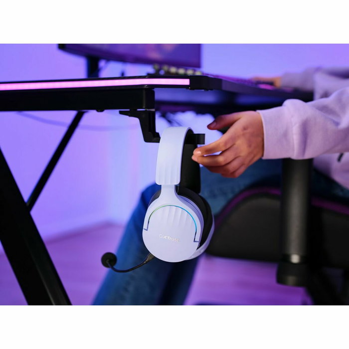 Casques avec Micro Gaming Trust GXT 491 Noir Pourpre Casques avec Micro Gaming Trust GXT 491 Noir Pourpre