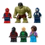 Lego Marvel 76350 L'Affrontement Légendaire entre Spider-Man et Hulk - Jouet Interactif pour Enfants dès 8 Ans