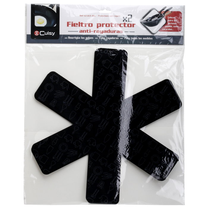 Cuisy Lot de 2 filtres protecteurs 38 cm