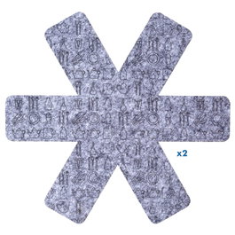 Cuisy Lot de 2 filtres protecteurs 38 cm