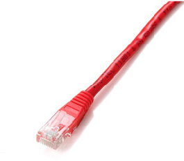 Equip Cable Réseau Cat6 U/UTP RJ45 Mâle-Mâle 26 AWG Blindé Or - Red