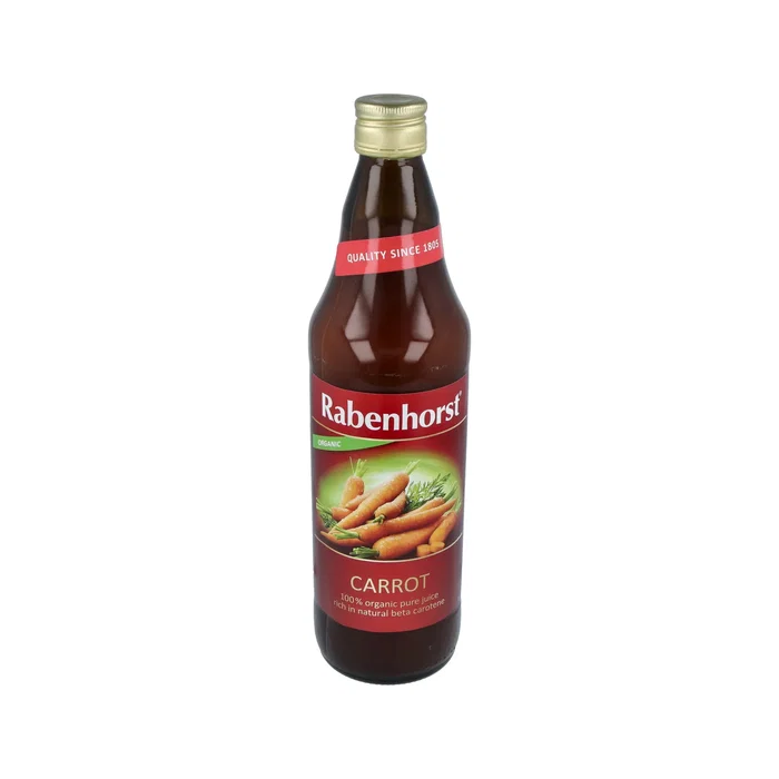 RABENHORST Jus de carotte bio 750 ml - Riche en bêta-carotène RABENHORST Jus de carotte bio 750 ml - Riche en bêta-carotène