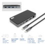 Act Connectivity Docking Station USB-C 8-en-1 AC7093 - 2x HDMI 4K 60Hz, Ethernet Gigabit, 100W PD, 3x USB-A, USB-C, câble 1m