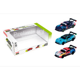 CARRERA - Blister 3 Voitures - Ford Mustang GT3 Pull Back - Véhicules 1:43 avec Châssis en Plastique - Jouet pour Enfants 3 Ans et Plus