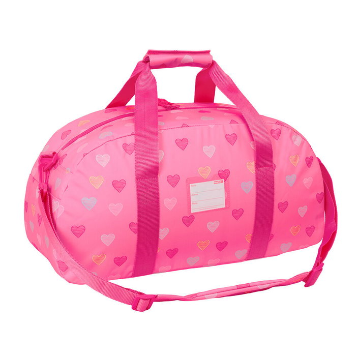 Sac de sport Benetton Heart Rose 50 x 26 x 20 cm