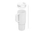 Kinvara Verre à Paille avec Anse 1200 ml Assorti Blanc Noir 14x30x10 cm (Set de 12)