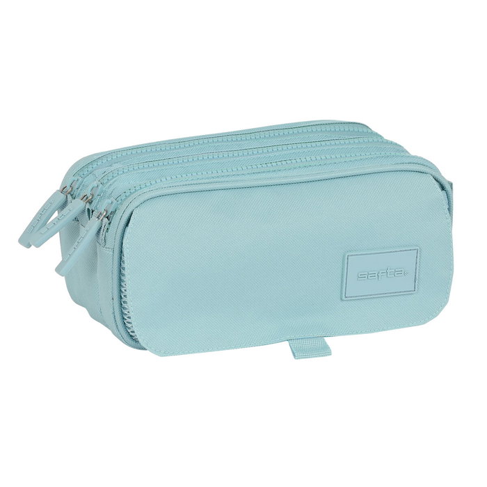 Safta Trousse Fourre-Tout Triple Big Safta Basic Bleu