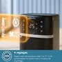 Philips Série 5000 - Radiateur soufflant connecté électrique 2000 W Gris foncé - Chauffage rapide IA, App Air+, 5 sécurités