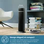 Philips Série 5000 - Radiateur soufflant connecté électrique 2000 W Gris foncé - Chauffage rapide IA, App Air+, 5 sécurités