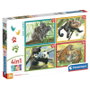 CLEMENTONI Puzzle Noli Baby Cuddles - 12, 16, 20 et 24 pièces - Taille : 18,9 x 14,2 cm