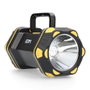 Edm Lampe Torche LED Titan Guard Rechargeable 3 Points de Lumière 5W 2W 3W 420lm USB Autonomie 17h