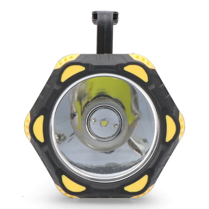 Edm Lampe Torche LED Titan Guard Rechargeable 3 Points de Lumière 5W 2W 3W 420lm USB Autonomie 17h