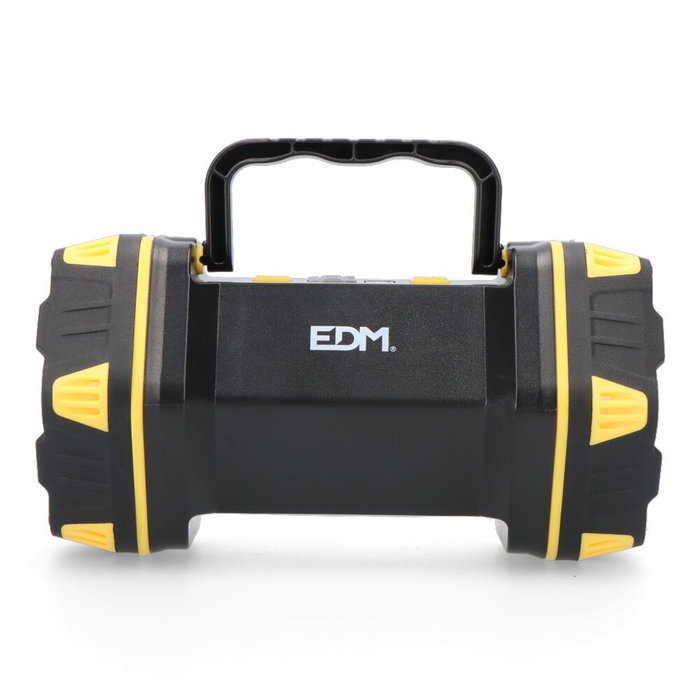Edm Lampe Torche LED Titan Guard Rechargeable 3 Points de Lumière 5W 2W 3W 420lm USB Autonomie 17h