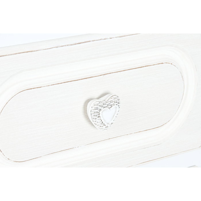 Commode Home ESPRIT Blanc Beige Romantique 80 x 42 x 105 cm