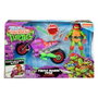 Tales of the Teenage Mutant Ninja Turtles : Légendes des Tortues Ninja Figurine avec véhicule Raphael & Purple Dragon 12 cm