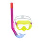 Bestway Ensemble Masque et Tube Junior Valve de Purge Couleur Assortie +7 Ans Plage et Piscine 24032
