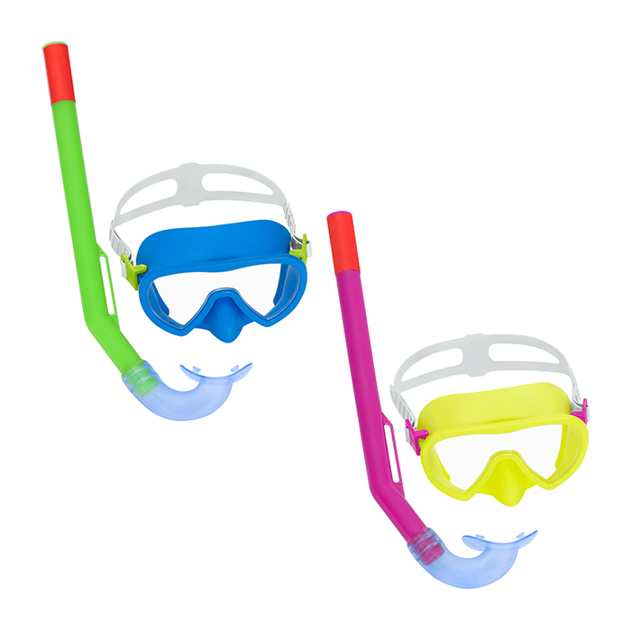 Bestway 24036 Masque et Tubo Enfant Corrèle Anatomique Couleur Assortie +3 Ans Plage et Piscine Bestway 24036 Masque et Tubo Enfant Corrèle Anatomique Couleur Assortie +3 Ans Plage et Piscine