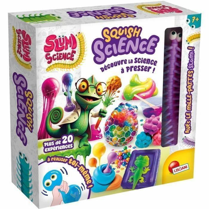 Lisciani Giochi SLUMI SCIENCE DU SQUISH - Kit Scientifique de Création de Jouets Mous Lisciani Giochi SLUMI SCIENCE DU SQUISH - Kit Scientifique de Création de Jouets Mous