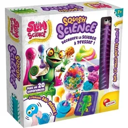 Lisciani Giochi SLUMI SCIENCE Kit Scientifique Squish - Kit pour Créer des Jouets Mous, Expériences sur les Polymères, 8 Ans et Plus