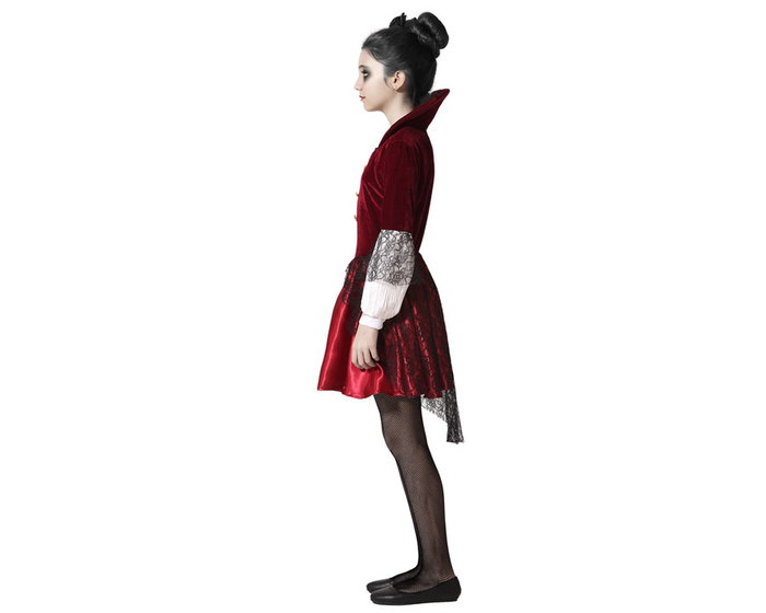 BigBuy Carnival Déguisement Vampiressa Borgoña Rouge 7-9 Ans