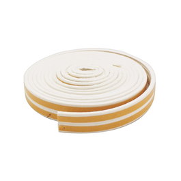 Hantums Burlete adhesivo caucho 9mm - 6M Blanco