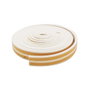 Hantums Burlete adhesivo caucho 9mm - 6M Blanco