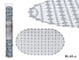 Berilo Tapis Antidérapant Gris 34x63 cm pour Douche (Set de 24)