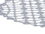 Berilo Tapis Antidérapant Gris 34x63 cm pour Douche (Set de 24)