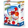 Marvel Panier de Basket pour Enfant Réglable (122-155 cm) avec Ballon et Pompe - Jeu Intérieur/Extérieur