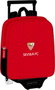Safta Moch 232 Carro 805 Sevilla Fc - Valise à roulettes pour enfant 3 ans, polyester 600D, dimensions 22x27x10 cm, rouge et noir