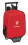 Safta Moch 232 Carro 805 Sevilla Fc - Valise à roulettes pour enfant 3 ans, polyester 600D, dimensions 22x27x10 cm, rouge et noir