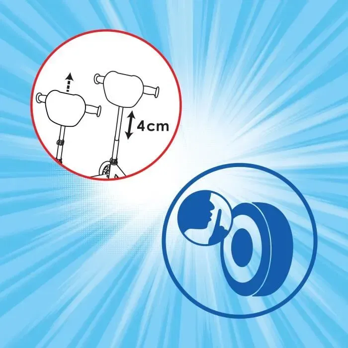 Smoby Patinette 3 Roues Spider-Man - Guidon Réglable, Structure Métal, Poids Max 20 kg - Pour Enfants à Partir de 3 Ans