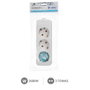GSC Evolution Base multiple Serie Mega 3T sans câble, 3 prises, Blanc