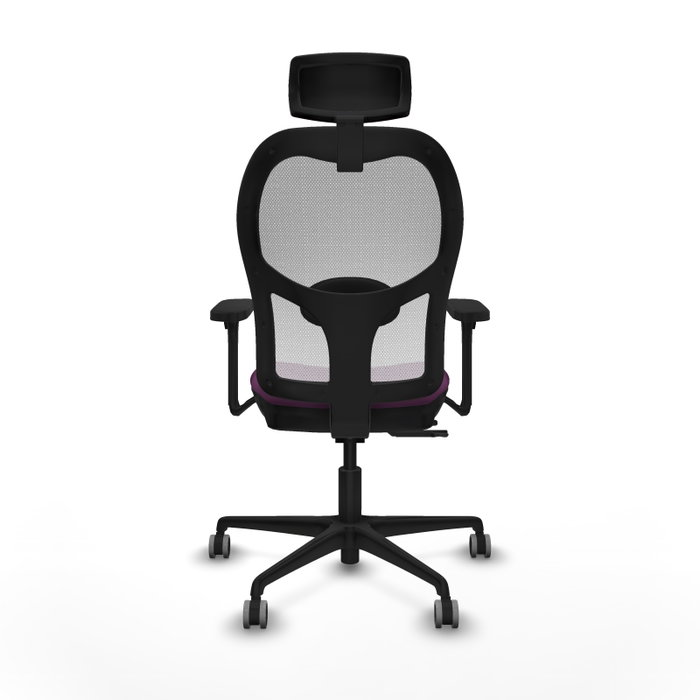 Piqueras y Crespo Chaise de Bureau Jorquera Violet et Blanc Piqueras y Crespo Chaise de Bureau Jorquera Violet et Blanc