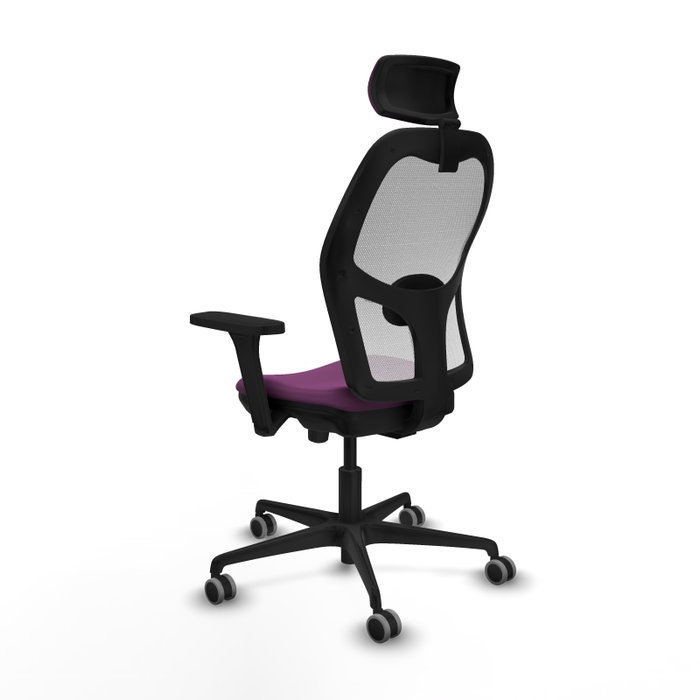 Piqueras y Crespo Chaise de Bureau Jorquera Violet et Blanc Piqueras y Crespo Chaise de Bureau Jorquera Violet et Blanc