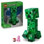 LEGO Minecraft 21276 Le Creeper - Jeu de Construction Figurine Articulée pour Enfants de 10 Ans et Plus - 665 Pièces